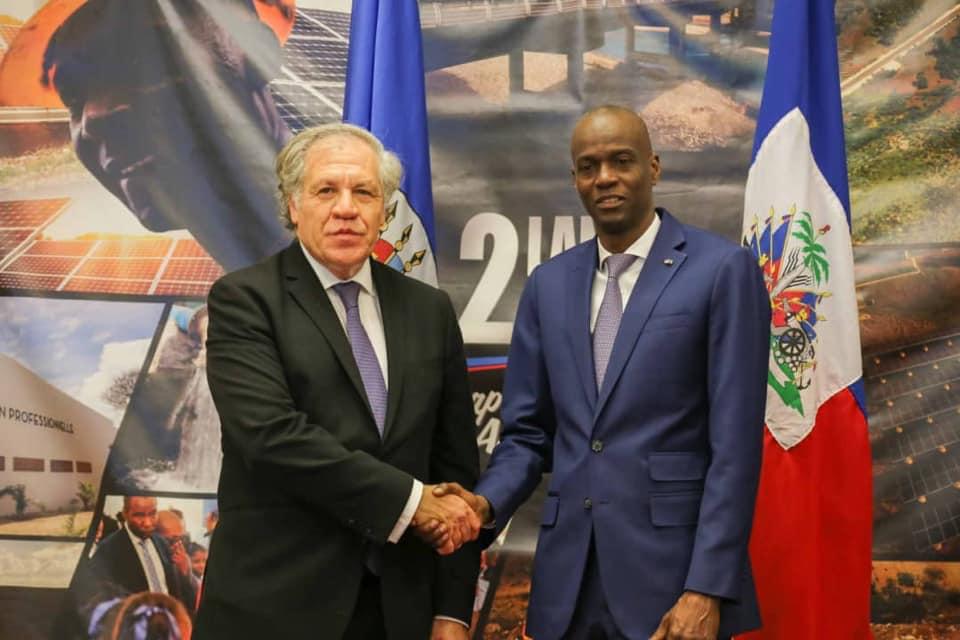 Sec Gen OEA et President Jovenel Moise 