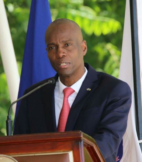 Jovenel Moise, président de la république 