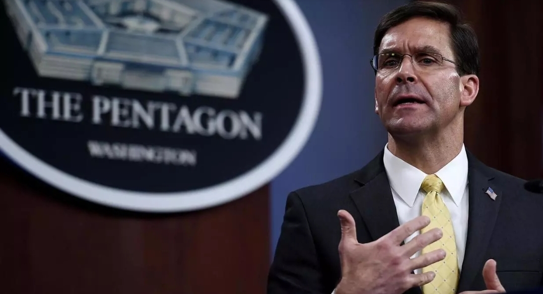 Mark Esper Olivier, chef du Pentagone / crédit Photi: AFP 