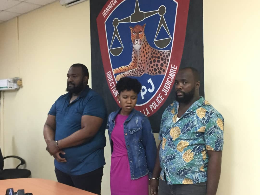 Robert Harry Bretous et deux autres suspects à la DCPJ 