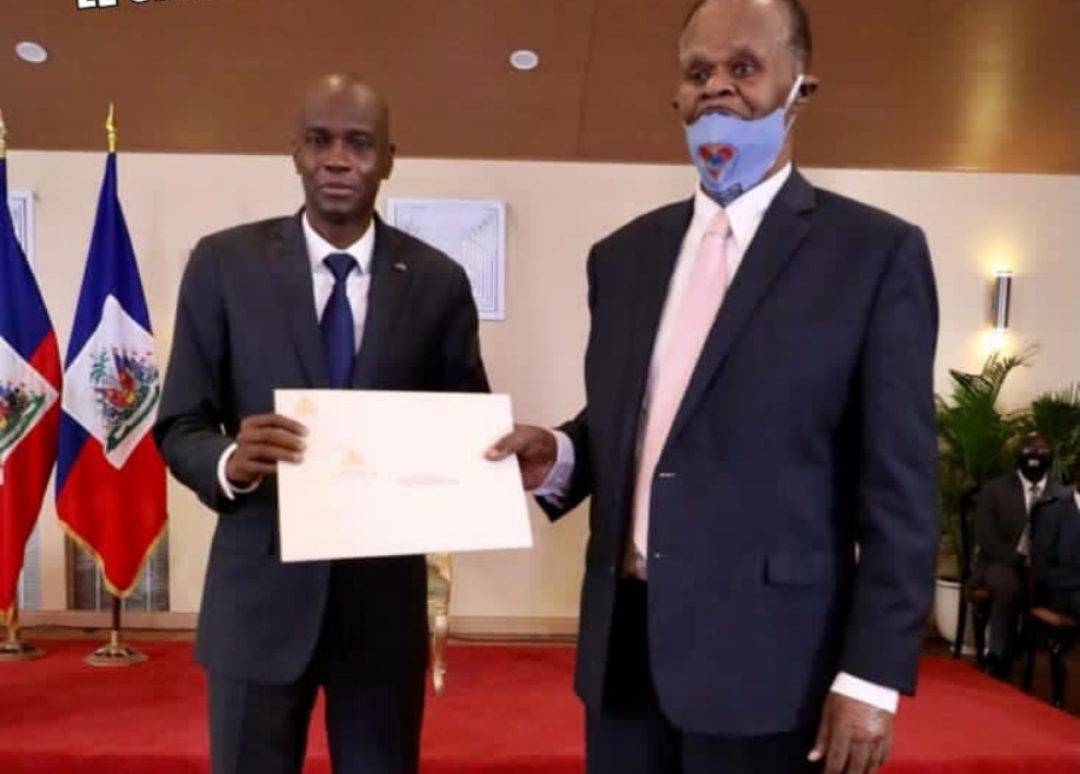 Jovenel Moise et Boniface Alexandre 