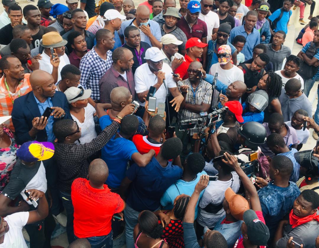 Manif contre l'insécurité aux Gonaïves 