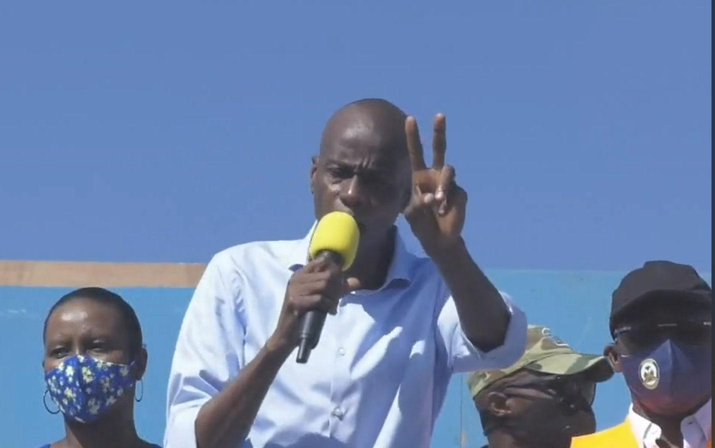 Jovenel Moise, président d'Haiti