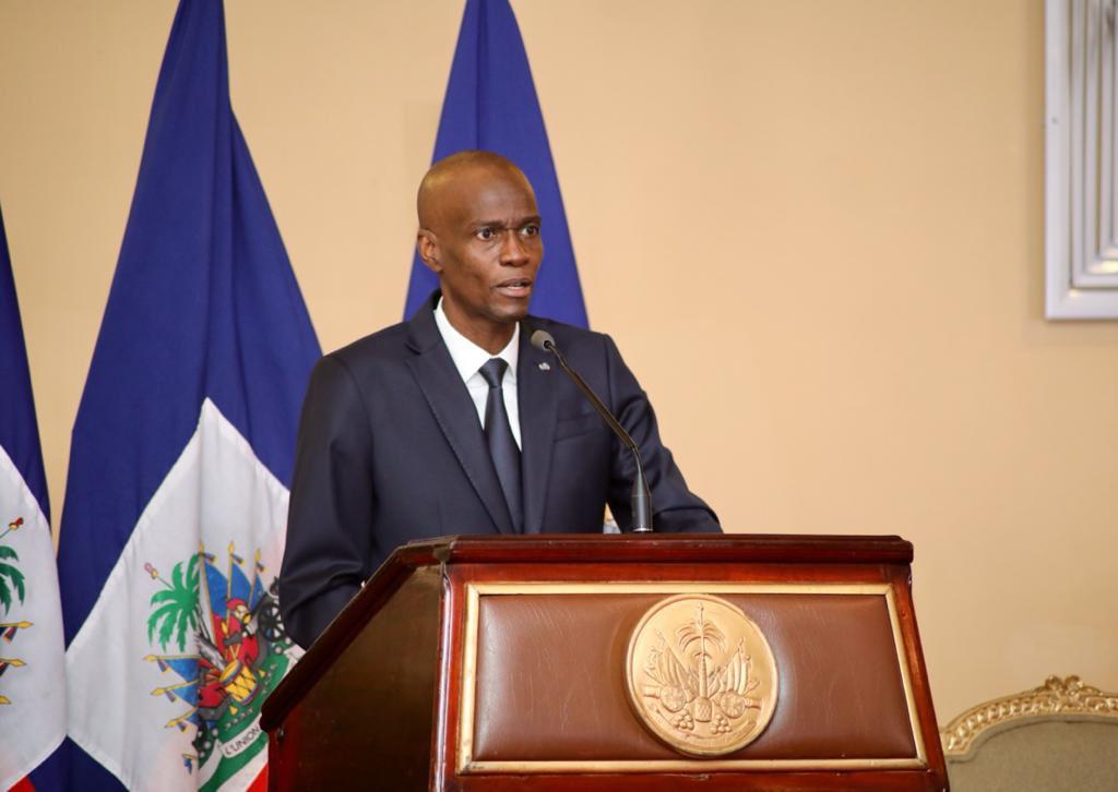Jovenel Moise à l'occasion du 1er Janvier 2021