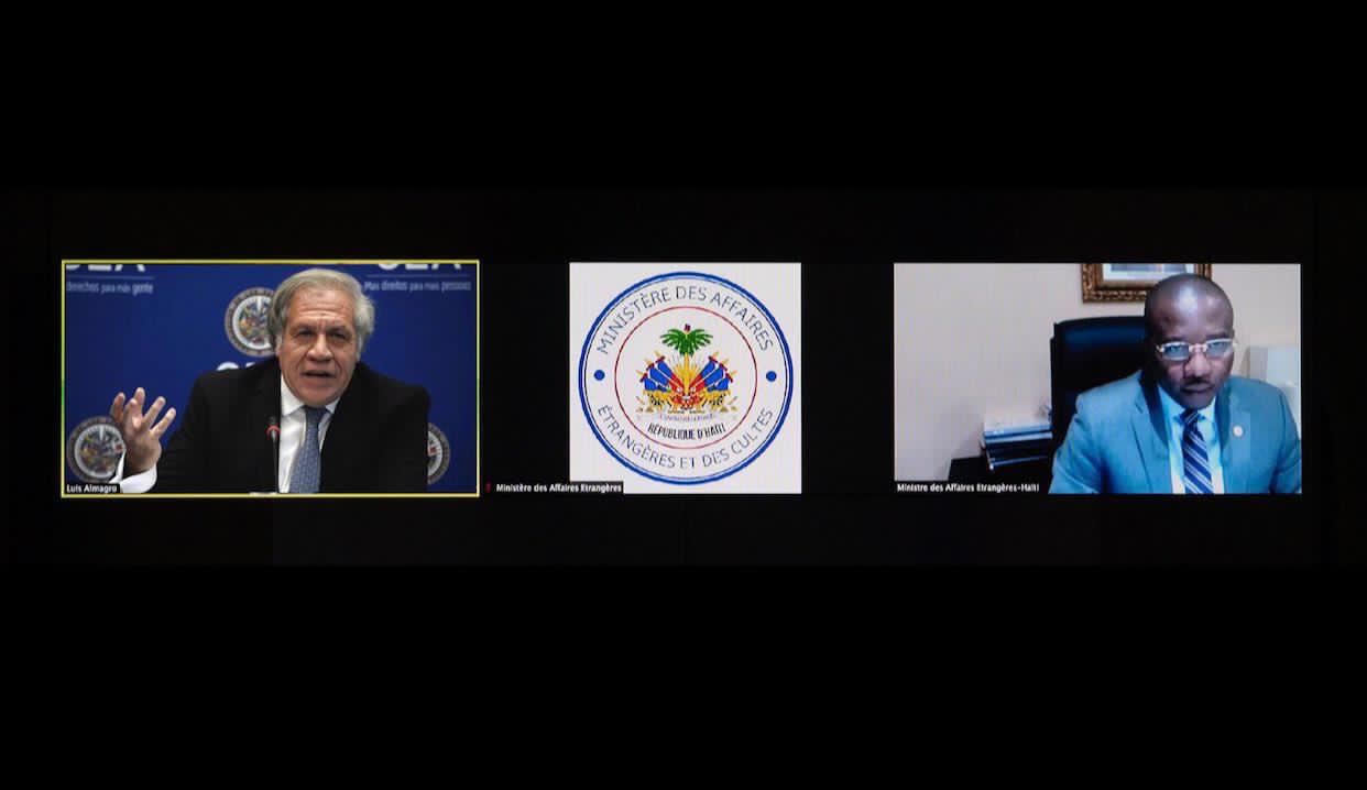 Claude Joseph et Luis Almagro 
