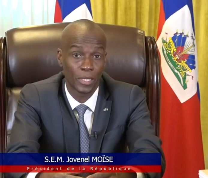 Jovenel Moïse, président de la république 