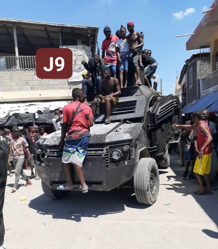 Le char confisqué par Izo 5 Segond 
