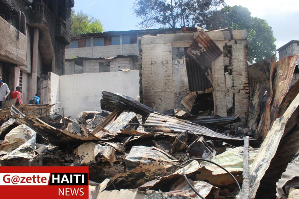 Des maisons incendiées au Bel Air 
