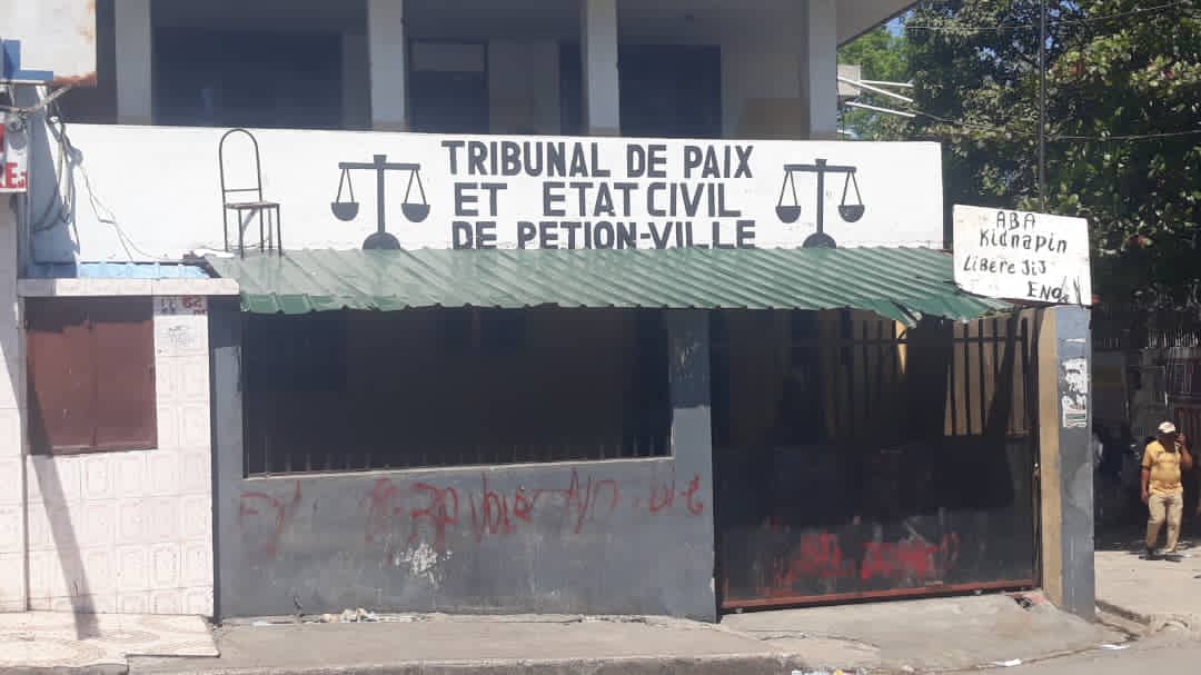 Le tribunal de paix de Pétion-Ville 