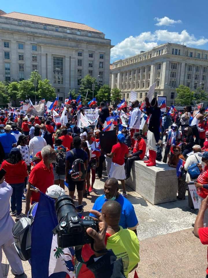 manif de la diaspora à Washington ( archives)
