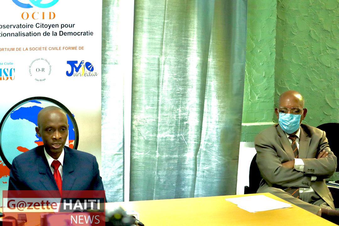 OCID en conférence de presse 