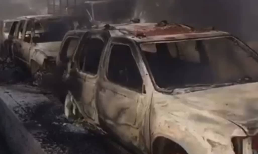 Des vehicules incendiés à Croix-des-Bouquets 