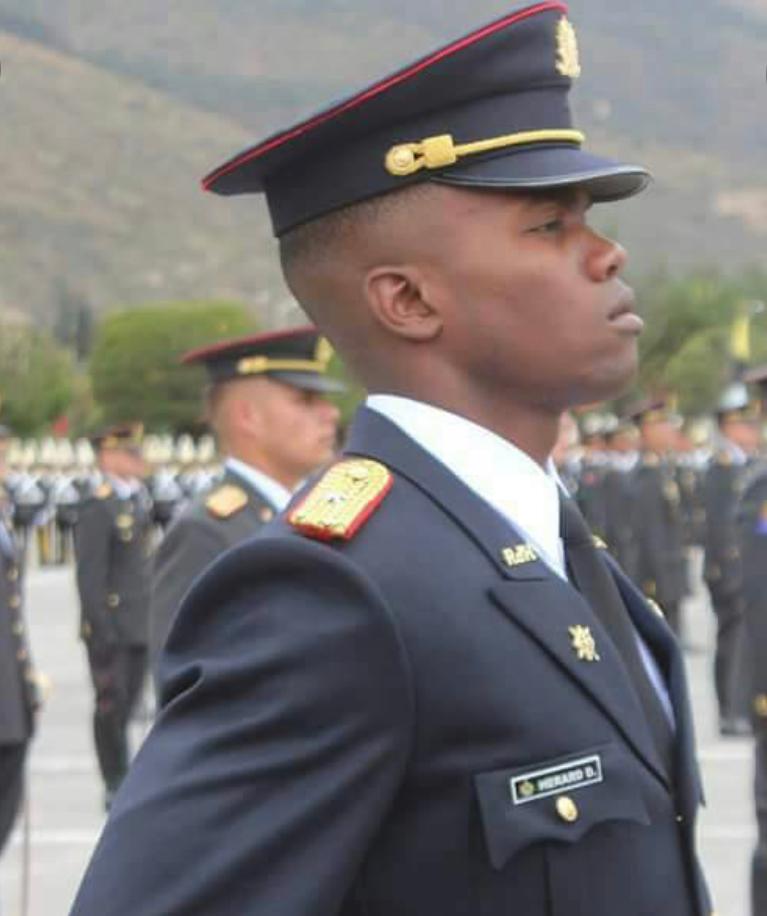 Le chef de l'USGPN, Dimitri Hérard 