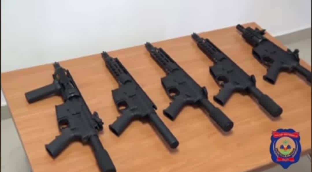 Les armes saisies 