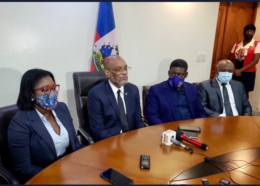 Le PM Ariel Henry en conférence au Cap 