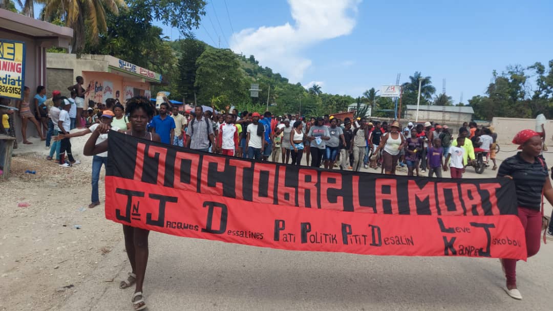 Manifestation à Miragoâne 