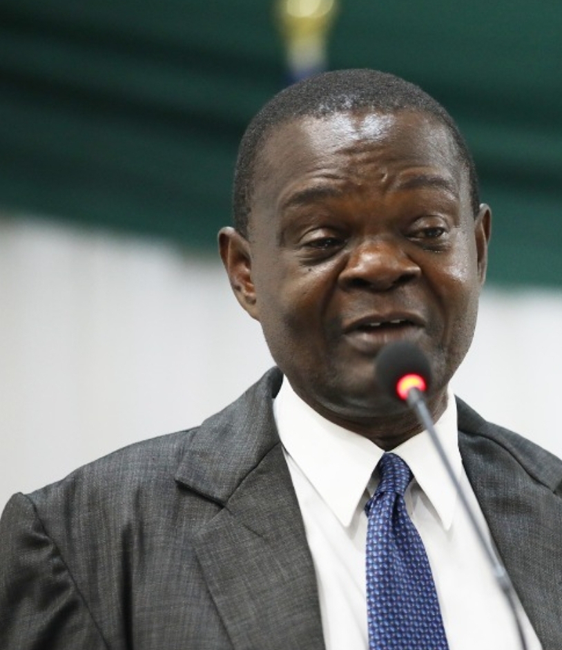 Le ministre de l'agriculture Bredy Charlot 