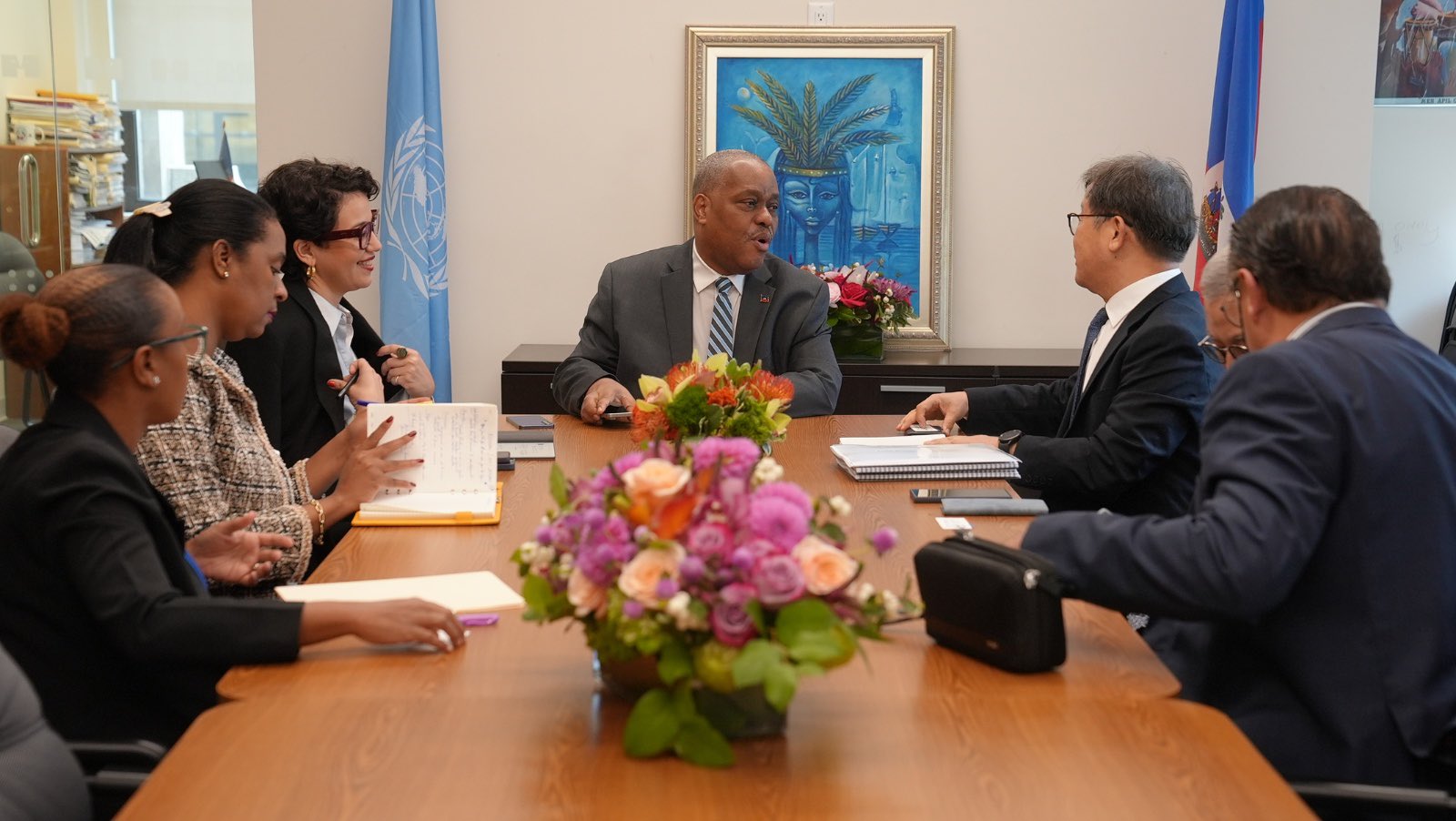 PM Garry Conille rencontre avec Global Sea-A