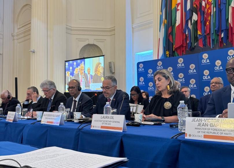 PM Alix Didier Fils-Aimé, à l'OEA 