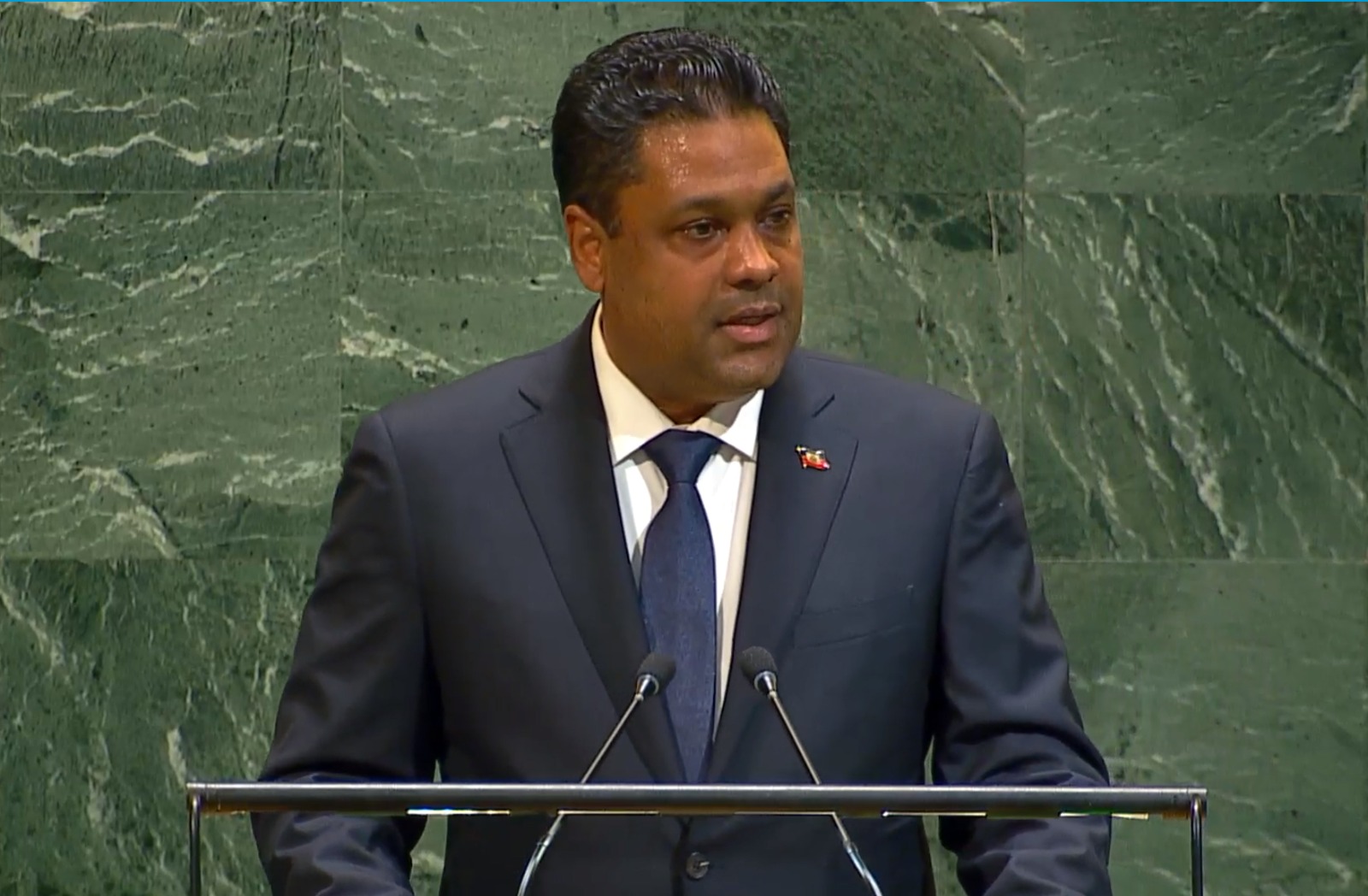 Laurent Saint Cyr à l'ONU 