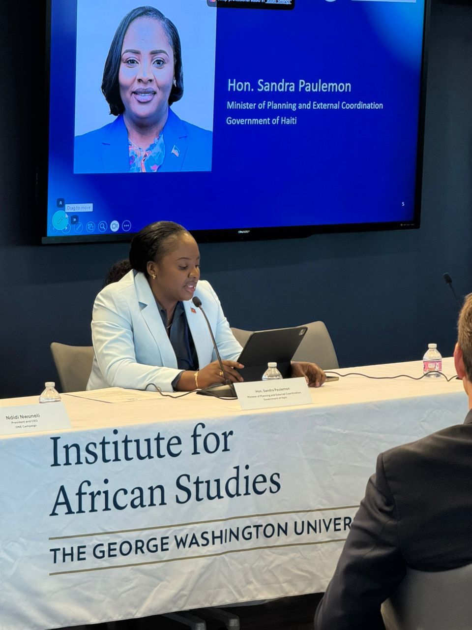 Sandra Paulémon, à Georgetown University 