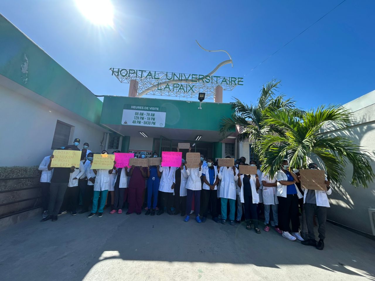 Mobilisation des médecins internes de l’Hôpital La Paix