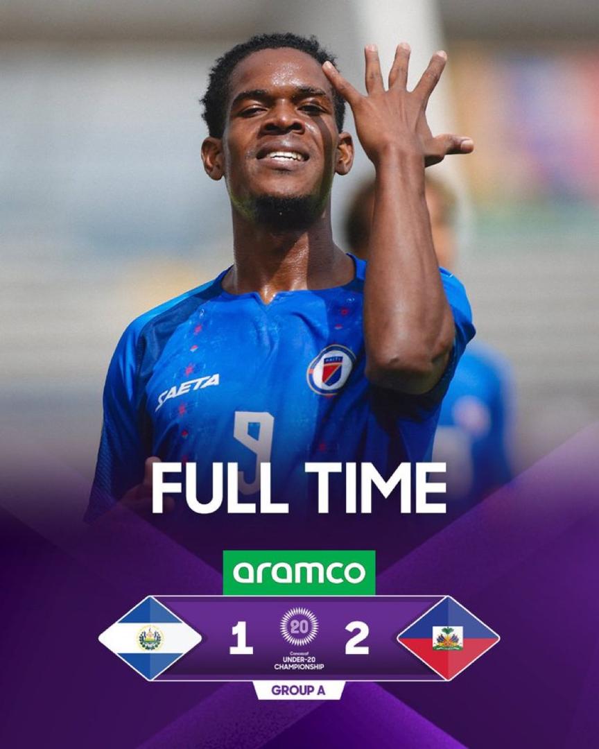 Haïti bat El Salvador 2 à 1 et se rapproche des quarts de finale