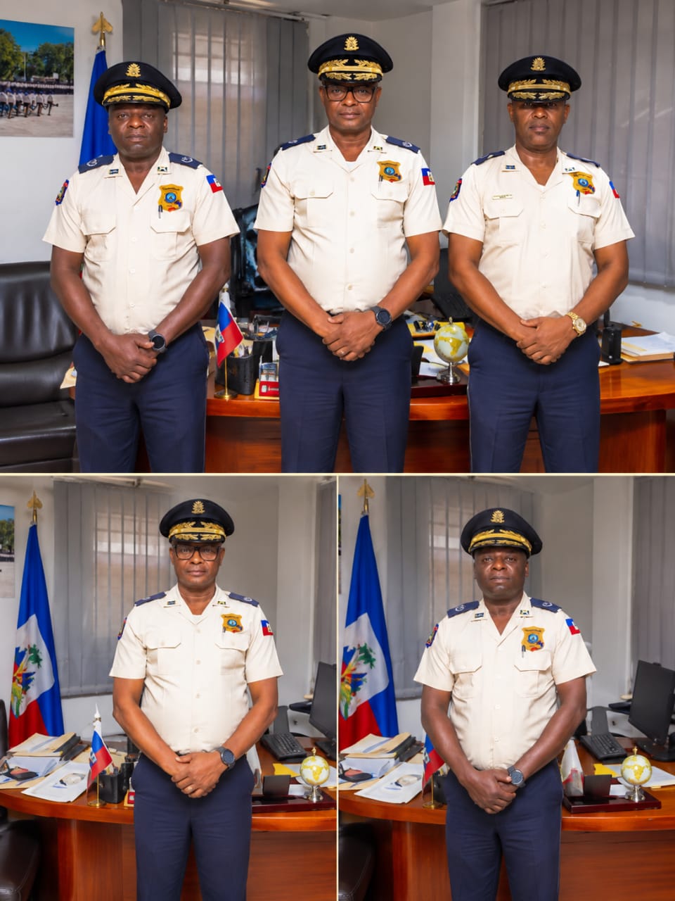 Fernel Saintil et Luckner Dumond investissent leurs nouvelles fonctions au sein de la PNH