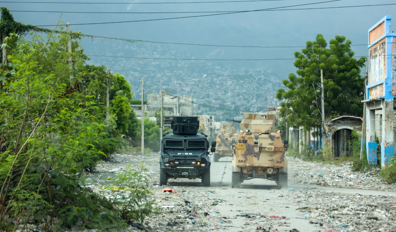 La FRG investit le centre-ville de Port-au-Prince 