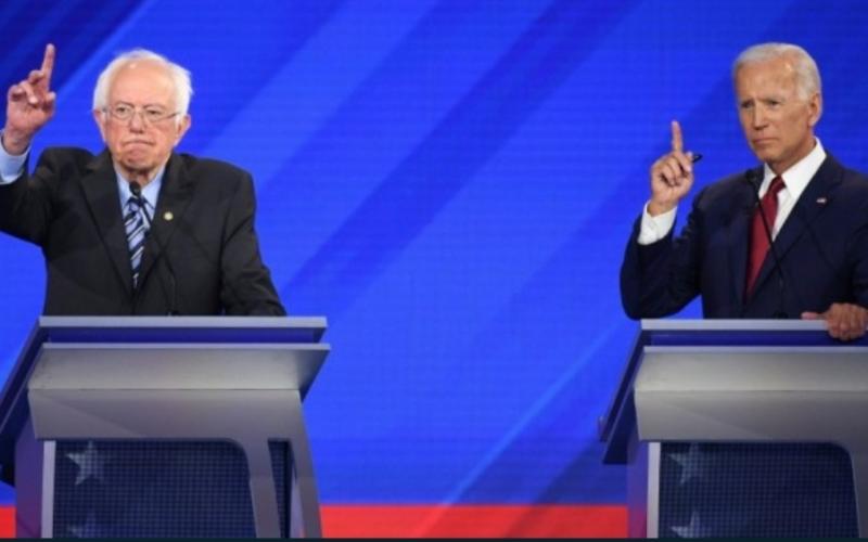 Bernie Sanders et Joe Biden 