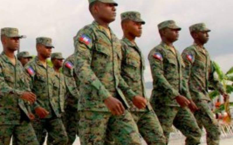 Soldats des forces armées d'haiti