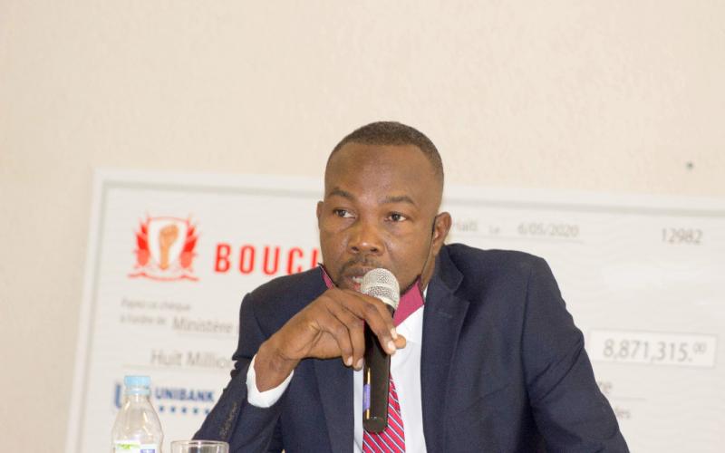 Prophane Victor, président de Bouclier 