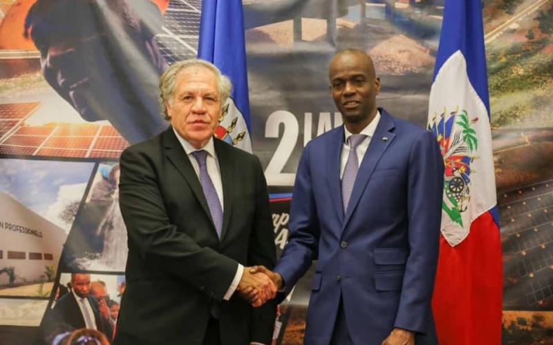 Sec Gen OEA et President Jovenel Moise 