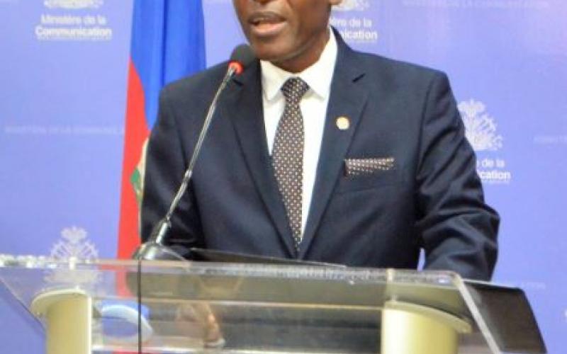 Abner Septembre, ministre de l'environnement 