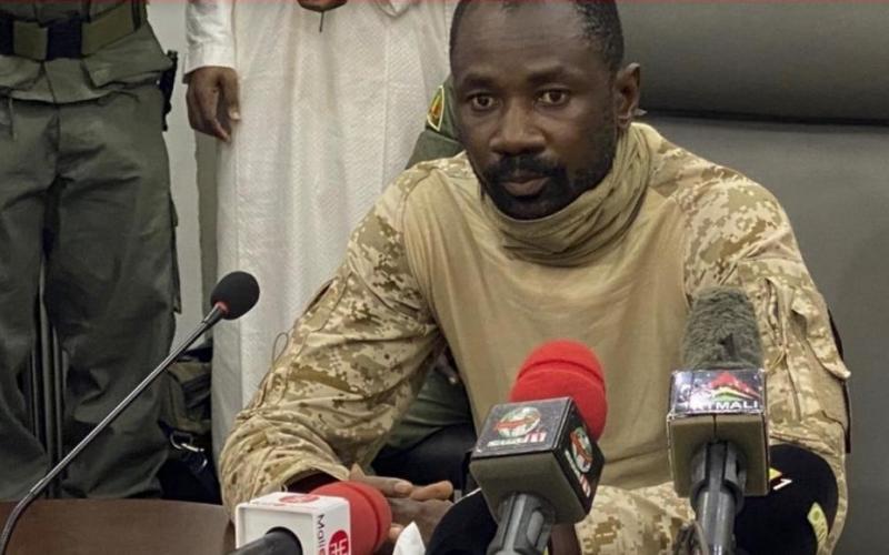 Le Colonel Assimi Goïta, le chef du putch 
