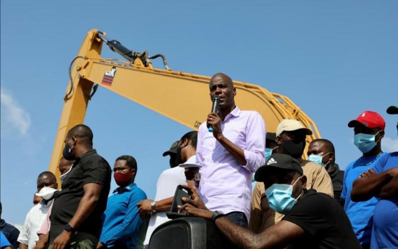 Jovenel Moise, président de la république 