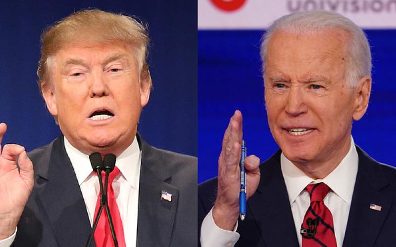 Président Donald Trump et Vice-président Joe Biden 