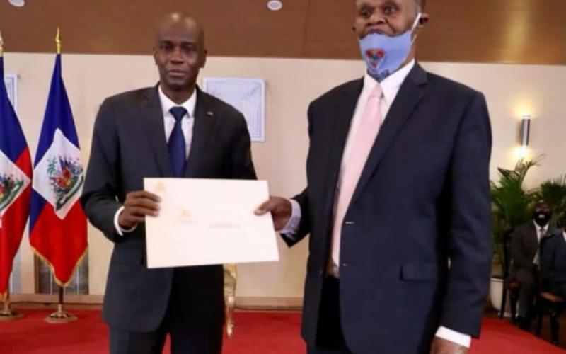 Jovenel Moise et Boniface Alexandre 
