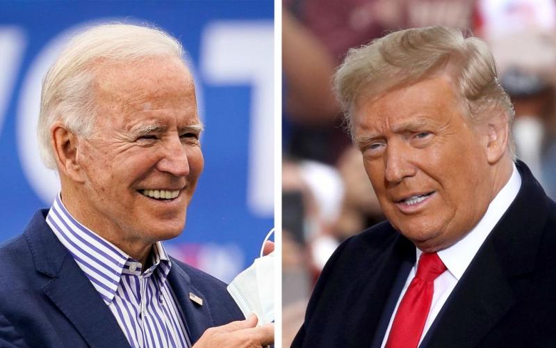 Vice Président joe Biden et Président Donald Trump