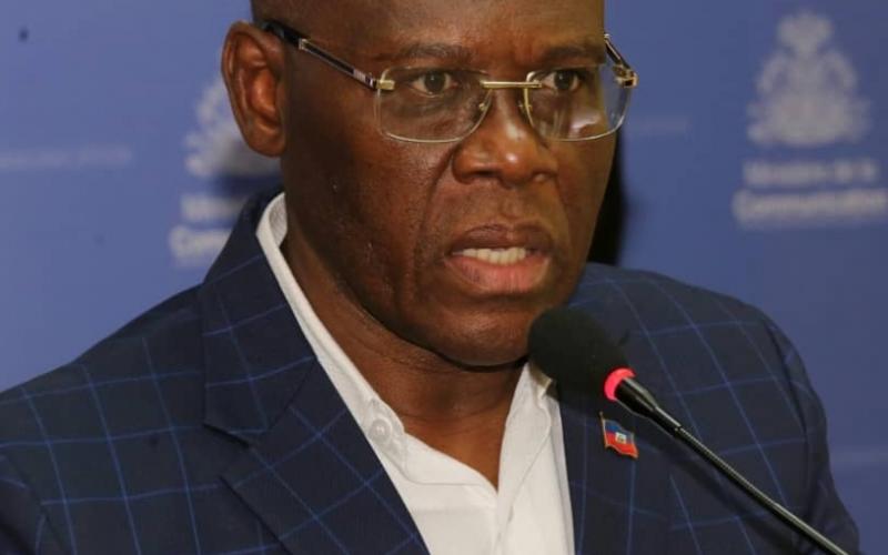 Le Premier Ministre Joseph Jouthe 