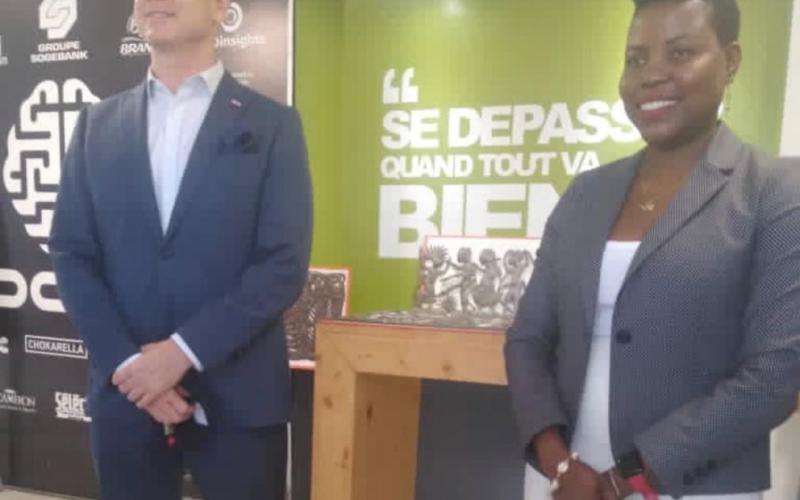 Ambassadeur Stuart Savage et Daniella Jacques 