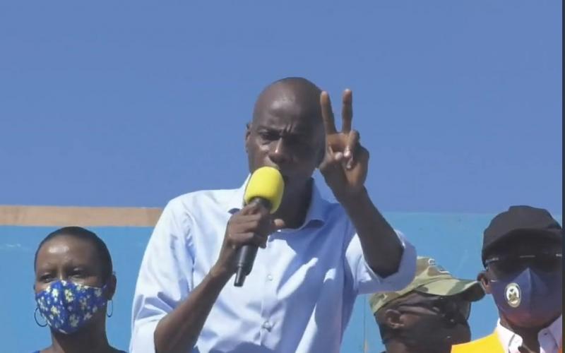 Jovenel Moise, président d'Haiti