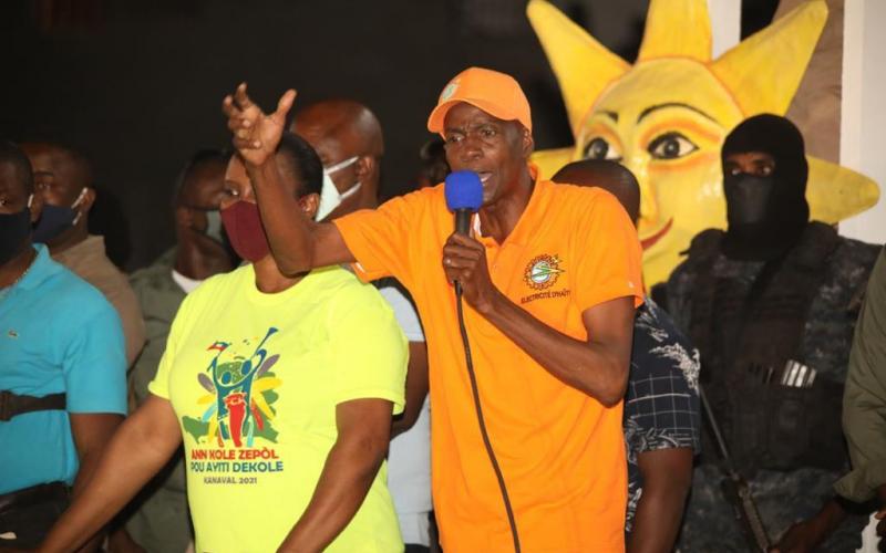 Jovenel Moïse à Port-de-Paix 