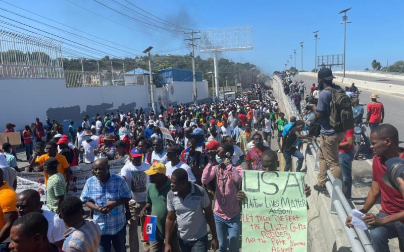 La foule à Delmas/ Crédit: Le Nouvelliste 