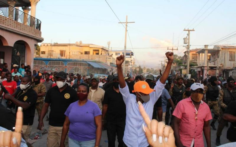 Jovenel Moïse aux Gonaïves 