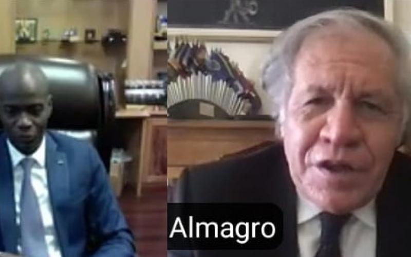 Jovenel Moïse et Louis Almagro 