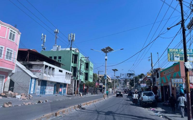 Le route de Delmas jusqu'à 3h Pm 