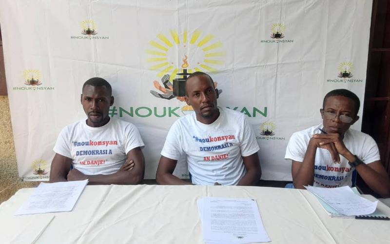 Conférence de presse "  Nou Konsyan " 