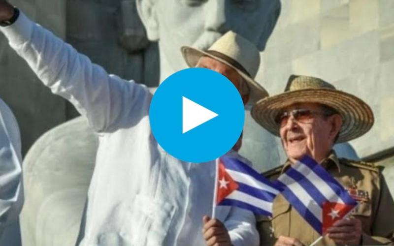 Raoul Castro et le prés Miguel Diaz-Canel 