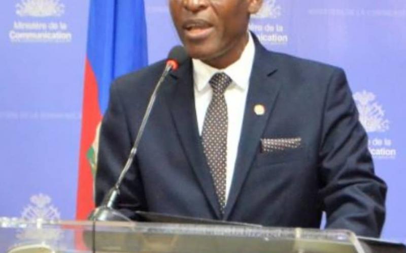 Abner Septembre, ministre de l'envirronnement 